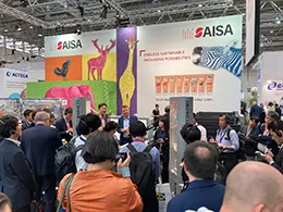 Japanese delegation on Aisa booth during Interpack 2023